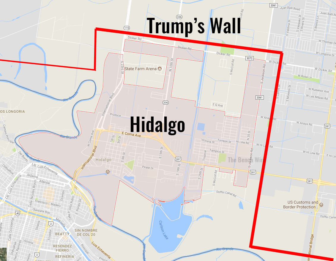 Hidalgo Texas Border Wall