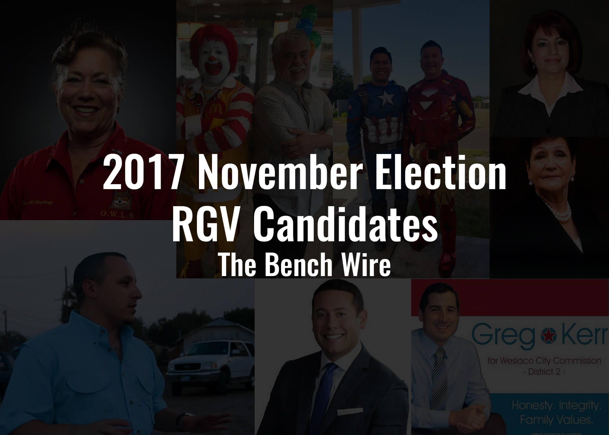 2017 November Election RGV Candidates